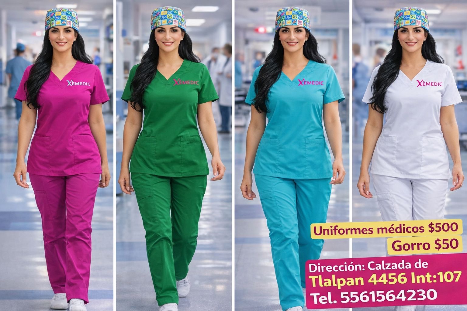 Uniformes médicos Nurse Boutique Yemedic